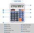 Desktop Calculator, Large LCD Display, 12 Digit Handheld Portable Pocket Basic Calculator for Office, Home, School Use