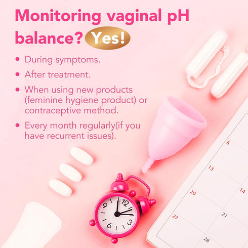 -10 Easy@Home Vaginal pH Test Strips | BV Test Kit at Home for Women | Yeast Infection Test + pH Balance for Women