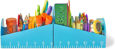 hand2mind Junior Flexible Desk Organizer, Modular Accessories for Teachers, Pencil Holder for School Supplies