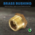 Everflow CSCV2001 2 X 3/4-Inch Brass Hex Bushing, No Lead