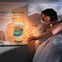 YETTASBIN Sea Turtle Bedside Table Lamp, Small LED Desk Light USB Nightstand Lamp with Non Slip Wood Base