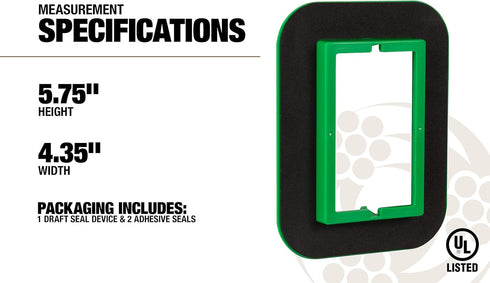 Southwire MDSK1G 1-Gang Draft Seal Kit