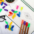 Nicunom 600 Pack Pencil Eraser Caps, 10 Colors Bulk Pencil Top Erasers for School Supplies