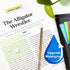 MIUTME Lined Sticky Notes Transparent, 7 Colors Bright Self Sticky Notes, Clear Pad, Waterproof Translucent Memo (3X3