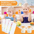 VisgDesg 560PCS Labels for Kids Stuff Daycare, Waterproof Baby Bottle Labels, Name Label, Self-Laminating Write-on Tag