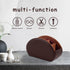 5 Tv Remote Holder Tray with Compartment,PU Leather Remote Control Holder/Caddy,Placed Media Remote Storage