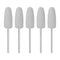 5pcs Rubber Polishing Bit Silicone Buffing Wheels, 150 Grit Mounted Grinding Head for Electric Grinder