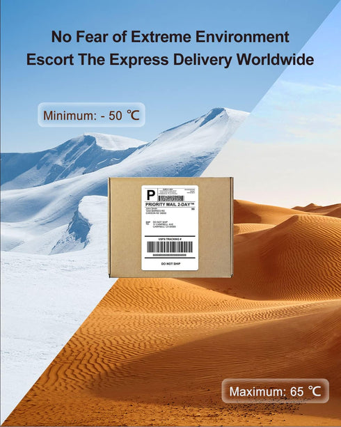 4x6 500 241bt, Phomemo Thermal Shipping Labels, PCS -Fold Thermal Labels, Compatible with MUNBYN,JADENS,Nelko,Rollo