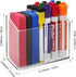 Magnetic Glass Whiteboard Marker Holder, Magnetic Dry Erase Marker Holder for Fridge, Office, Home, 1 Pack