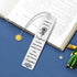 Kaluofan Sunflower Gifts for Women Girls, Inspirational Bookmarks with Sunflower Chain, Book Markers for Reading, Back