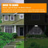 Light,18W Outdoor,5000k Daylight,1600lm, IP55 2 FAGUANGAO Dusk to Dawn LED Security Plug in Flood Light
