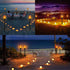 Solar Torch Lights - Waterproof Flickering Flames Outdoor Landscape Lighting for Garden Patio Deck
