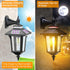 3 2 Solar Wall Lights Outdoor with Lighting Modes & Motion Sensor, Dusk to Dawn LED Wall Lantern Porch Sconce