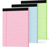 Legal Pads 8.5 x 11 Colored Note Pads, 3 Pack Notepads for Home Office Supplies, Lined Paper 30 Sheets/Pad