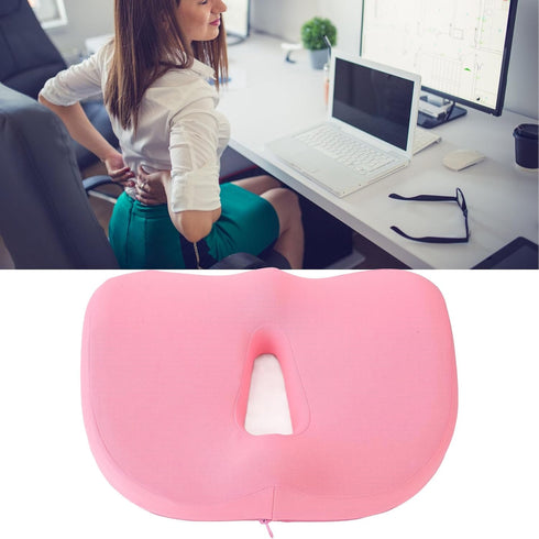 TITA-DONG Tailbone Donut Pillow for Pain, Ergonomic Hollow Core Orthopedic Donut Cushion for Office and Home, Memory