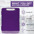 Sooez Clipboard with Storage, High Capacity Nursing Clipboards with Pen Holder, Heavy Duty Plastic Clipboard for
