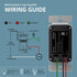 ECOELER 2 Pack Motion Detector Light Switch, PIR Infrared Sensor Switch with Sensitivity & Delay Adjustable, OCC & VAC