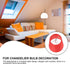 Elegant Large Red Fabric Lampshade for Table and Floor Lamps