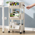 Generic Rolling Cart Organizer - Multi-Tier Book Cart with Wheels for Easy Storage, Versatile Organizer for Toys