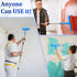 Woxnoc Kit,9FT 10 Inch Ceiling Paint Roller No Drip Extension Pole Included Ceiling Paint Roller with Shield