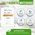 Magnetic Whiteboard for Fridge 8.5x12 - A4 Dry Erase Board for Refrigerator White Board for Fridge Whiteboard Magnetic Fridge Board Magnet Whiteboard for Fridge White Board Magnet Board for Fridge by JUZARI