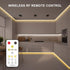 6.56ft CRI93+ Dimmable 2700K-6500K Tatazone Tunable White COB Led Strip Light with RF Remote, CCT COB Led Tape Lights