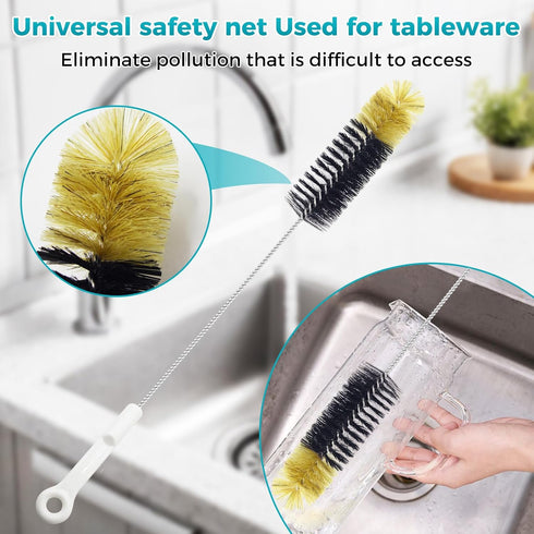 juntianze 12 Pack Set, Tube,17-inch Brush,8.2-inch Brushes,35-inch Glass Tube Pipe Cleaner Brush for Cleaning Long Neck
