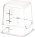 Carlisle FoodService Products Squares, Square Food Storage Container, Stackable Design for Catering, 4 Quarts, Clear