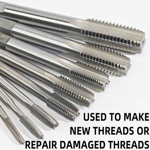 Utoolmart Metric Machine Taps - M20 x 2.5mm Pitch H2 Right Hand Thread Plug, HSS Uncoated, 1pcs