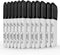 Buecs Permanent Markers, 60 Count Black Permanent Markers, Fine Point, Waterproof & Smear