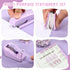 Office Supplies Set, Desk Accessory Kit, Includes Stapler, Staples, Tape Dispenser, Clips, for Women Christmas Gift