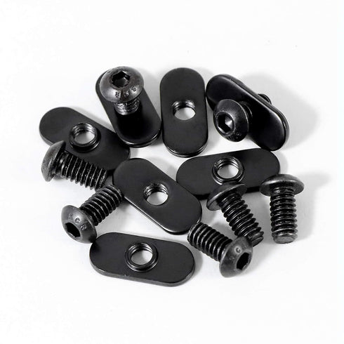 Zadery 1/4"-20 1/4"-20 1/2" 10 1.0'' 20Packs, Centered Slide in Economy T-Nut for T Slot Track with x Bolt, Applicable