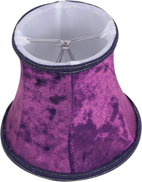 1pc Fashionable Lamp Cover Deep Purple Fabric Shade for Table and Floor