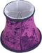 1pc Fashionable Lamp Cover Deep Purple Fabric Shade for Table and Floor