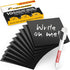 Dry Erase Magnetic Labels, Reusable Sticky Notes, Magnetic Notepads for Refrigerator, Blank Magnet Stickers
