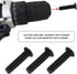 The Lord of the Tools 5PCS M6x25mm Drill Chuck Shank Adapter Screw Carbon Steel Fixing Screw Left Hand Thread for UNF Drill Chuck Shank Adapter Black