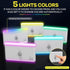 2-Pack Dimmable Nordmoose Magnetic Night Light for Cruise Ship Cabin Walls - Fun Color Changing, Travel NightLight