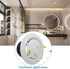 8 Inch Round Vent Cover, ABS Adjustable Air Vent for Indoor Use in Bedrooms, Living Rooms, Offices, Bathrooms
