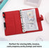 SKYDUE Budget Binder with Zipper Envelopes, Money Organizer for Cash, 12pcs Expense Budget Sheets & 24 Labels
