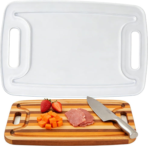 KINGRIA 2 in1 1/4'' Cutting Board Router Template for Woodworking Thick DIY Router Template for Cutting Board Acrylic