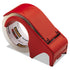Scotch DP300RD Compact Quick Loading Dispenser for Box Sealing Tape, 3-Inch Core, Plastic, Red