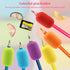 Fampery 6-Pack Pencil Grips for Kids Handwriting - Reusable Foam Tubing Pencil Grips for Kids and Adults - Colorful