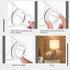 Tucnoeu E27 E14 12 Pack 42mm 29mm to Lamp Shade Adapter Ring, to Lampshade Converter Ring, White PP Plastic Light Shade