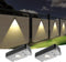 Solar Fence Lights,10 RGB Color Changing Modes,Solar Lights Powered Waterproof IP65,30 Hours