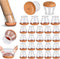 PISAO 24 Pcs Chair Leg Floor Protectors, Silicone Chair Leg Protectors Caps