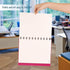 Eagle Discbound Notebook, Letter Size, Customizable Arc Notebook, Poly Plastic Cover, 60 Sheets Ruled Pages