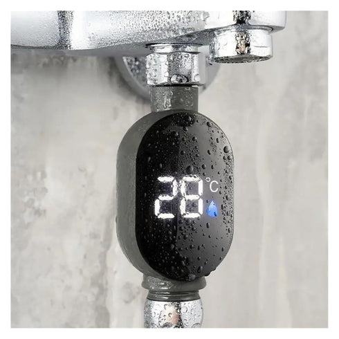 GANGSUQD Shower Water Temperature, LED Shower Temperature Gauge Led Digital Display Instant-Read for Bath Waterproof