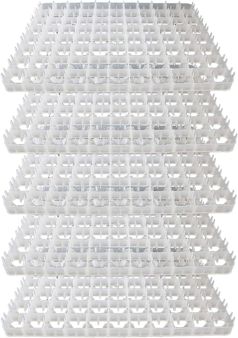 SHATUOA 5Pcs 88 Eggs Incubator Tray, Portable Chicken Trays Shipping Carton Poultry Flat