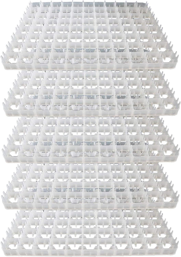 SHATUOA 5Pcs 88 Eggs Incubator Tray, Portable Chicken Trays Shipping Carton Poultry Flat