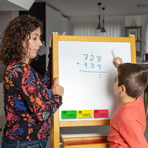 OWLKELA Magnetic Dry Erase Erasers, 8 Pack for Whiteboard Markers, Ideal for Classroom Home Office